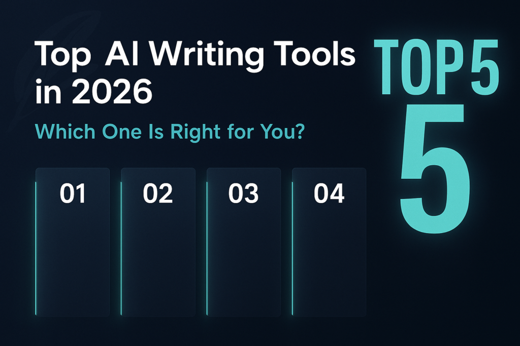 Top 5 AI Writing Tools Top 5 AI Writing Tools in 2026: Which One Is Right for You?