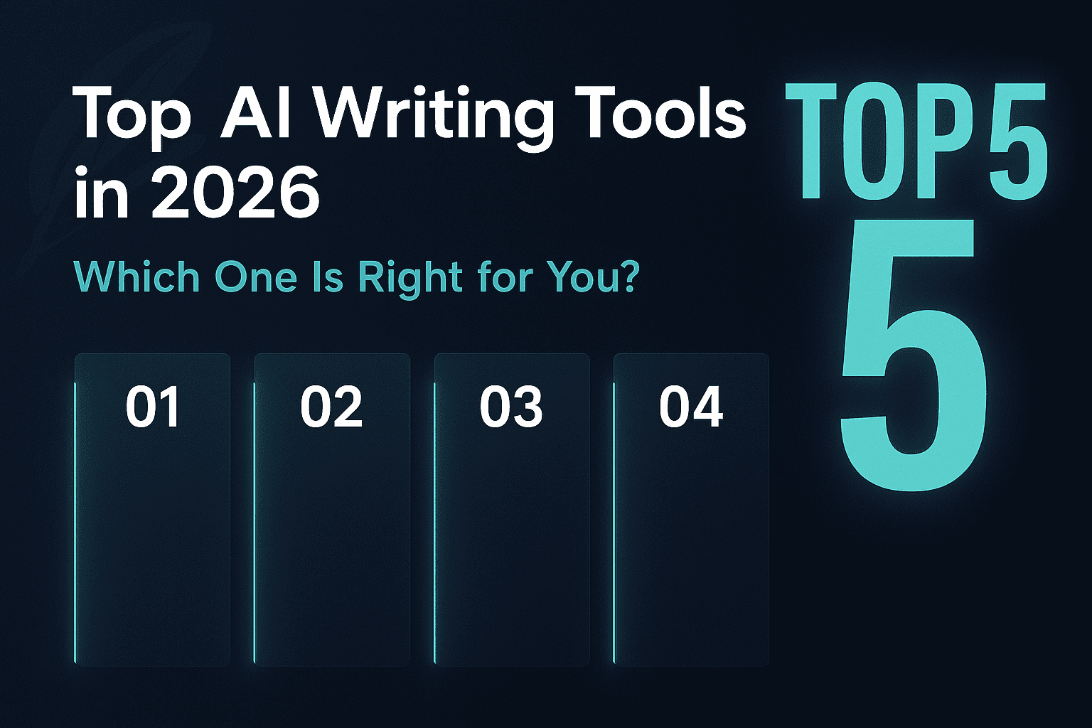 Top 5 AI Writing Tools in 2026: Which One Is Right for You? - SmartToolHub