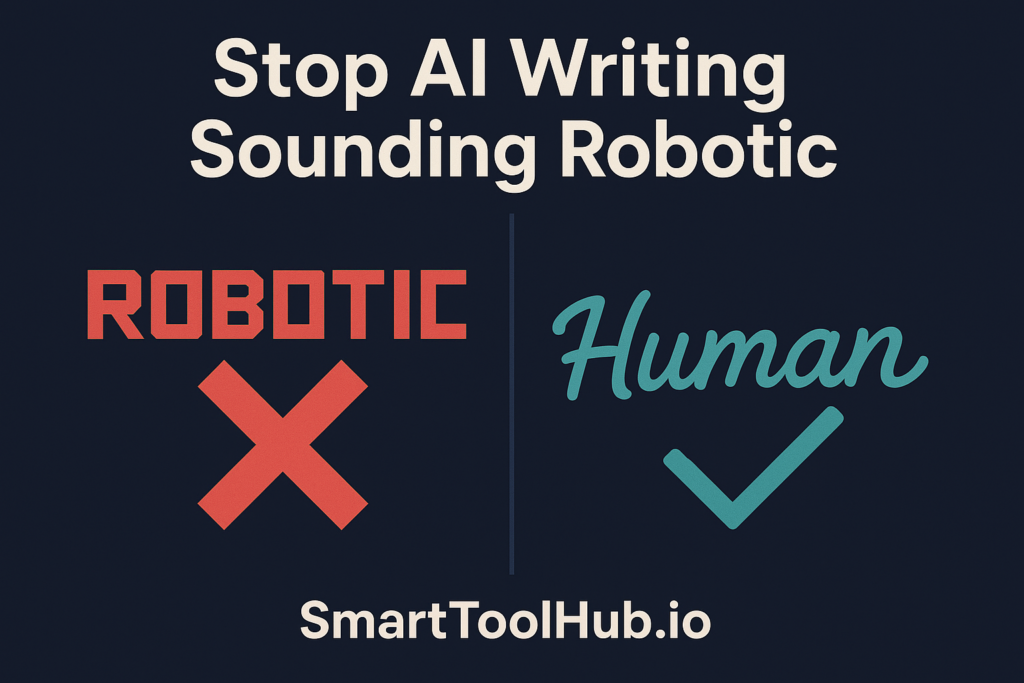 Stop AI Writing Sounding Robotic